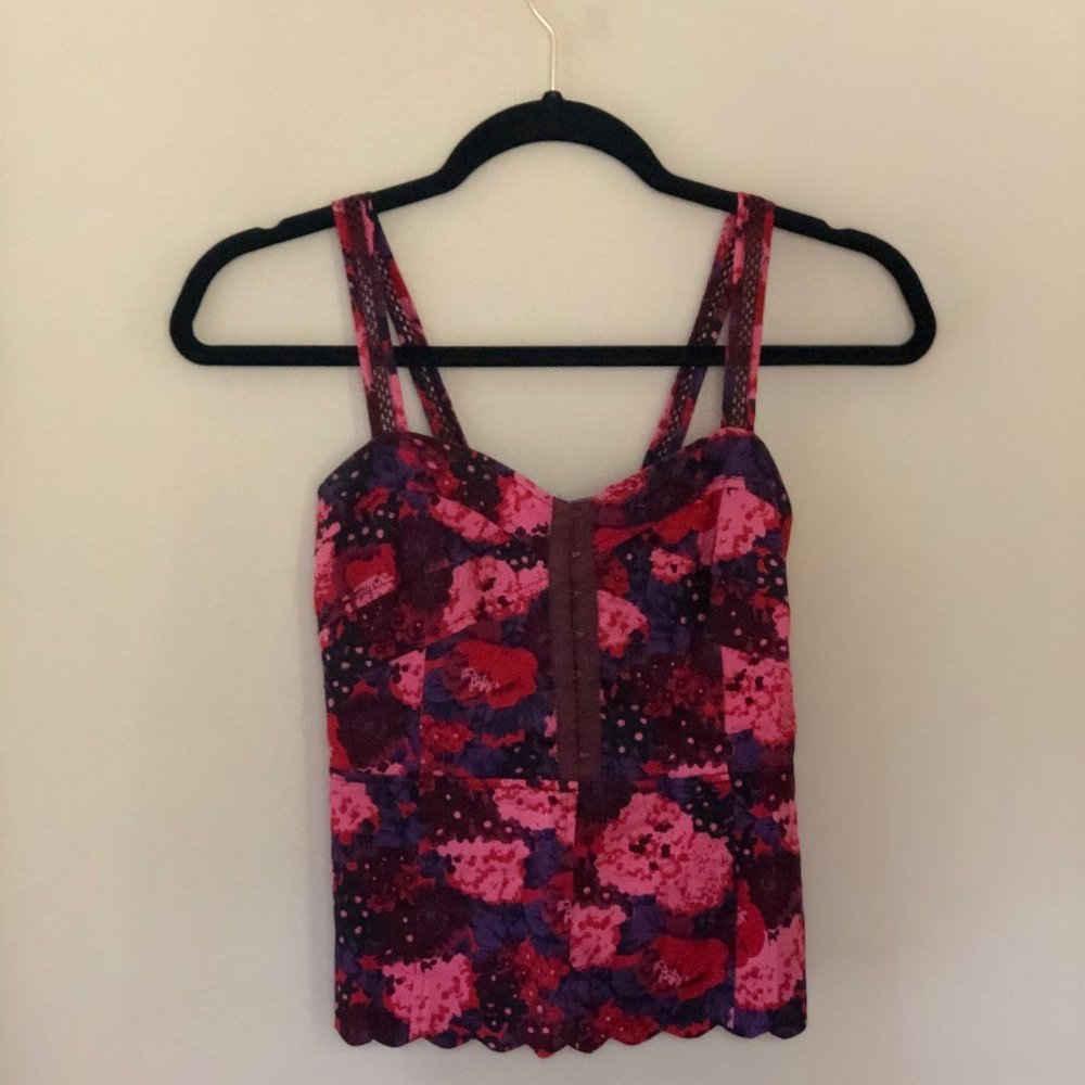 Free People Floral Tank top